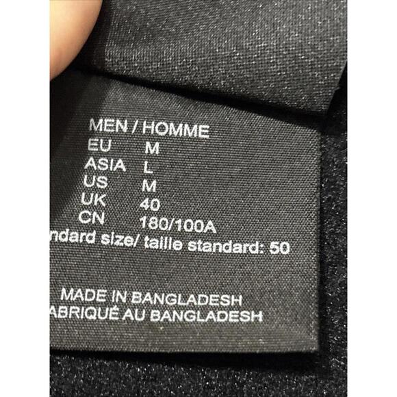 Jack Wolfskin MENS FULL ZIP Fleece Size M BLACK EMBROIDERED LOGO, POCKETS, WARM - Picture 5 of 15